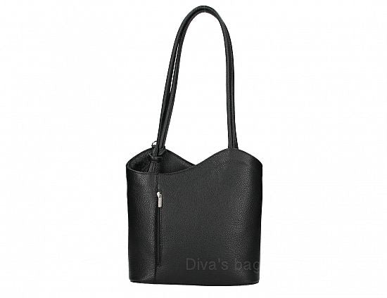 Zesty backpack tote black