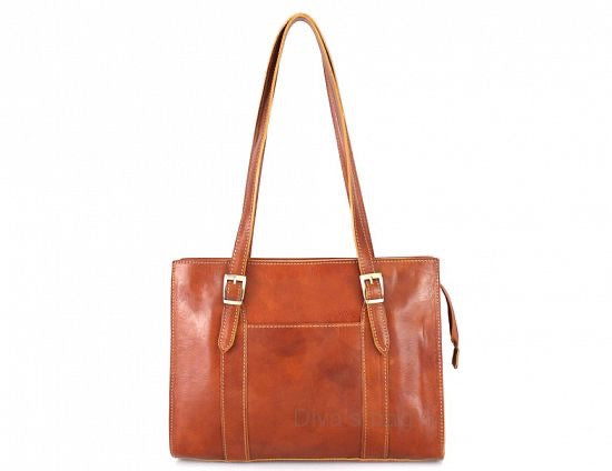 Nella tote cognac