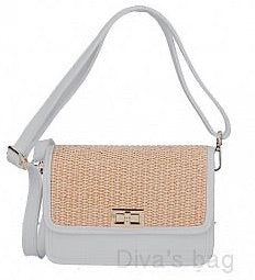 Giada handbag white straw