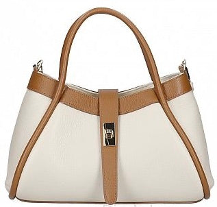 Flora -taupe/white