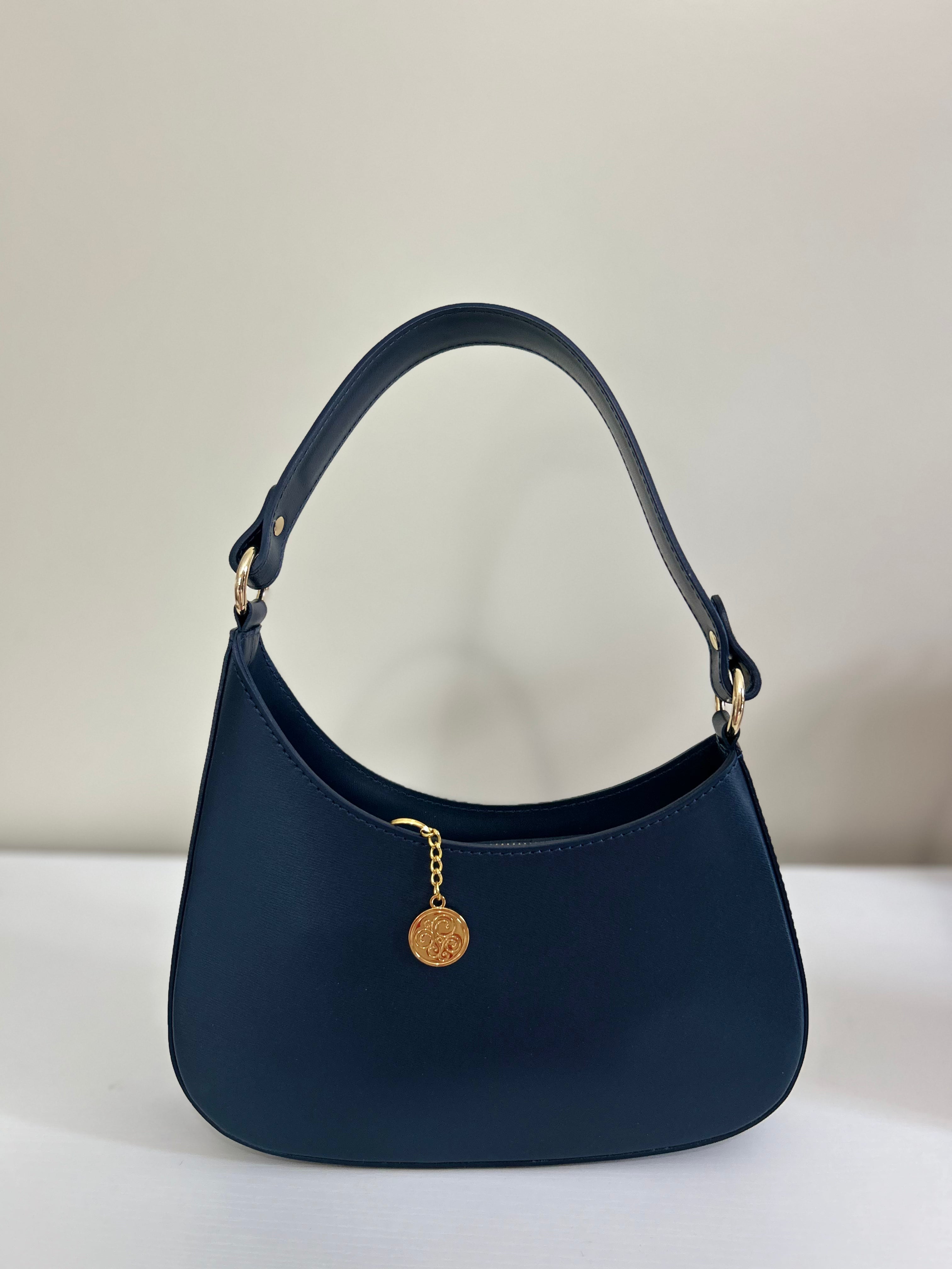 Lisa Small Shoulder Bag - Navy