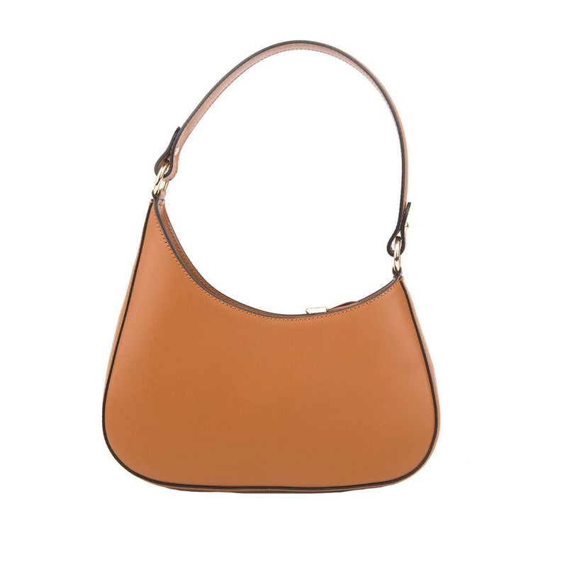 Grazia Bella Lisa Small Shoulder Strap - Cognac