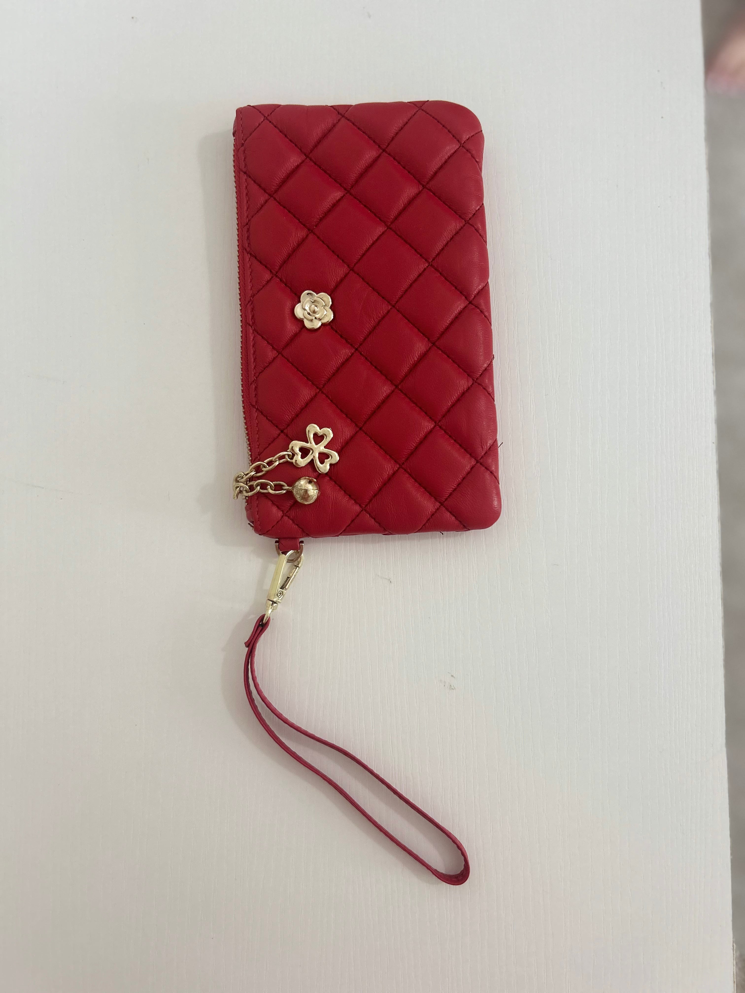 Patty Wristlet in Red by Grazia Bella